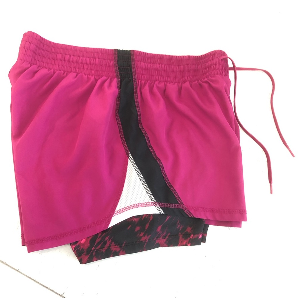 C9 By CHAMPION Duo Dry Athletic Sport Shorts Sz M Pink/White/Black